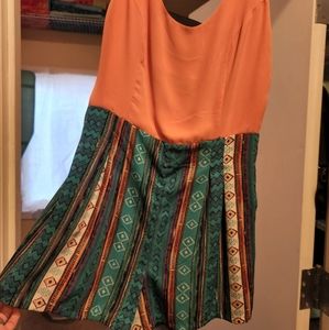 Orange romper